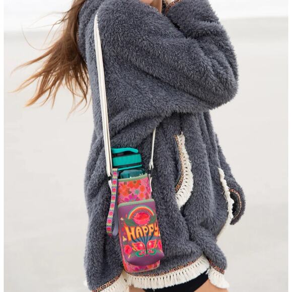 NATURAL LIFE Handbags - Natural Life Water Bottle Carrier with Pocket and Adjustable Strap NWT